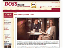 Tablet Screenshot of boss-avenue.com